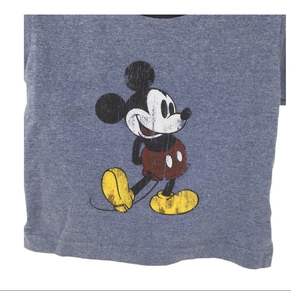 Disney Park Vintage Inspired Blue Mickey Mouse Tee - Picture 2 of 9